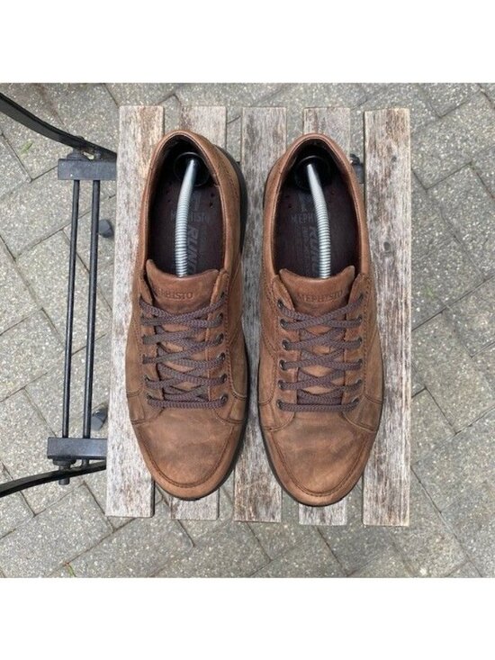 Mephisto Runoff Brown Nubuck Lace Up Shoes Men\'s Size US 10.5 Leather Shoes main image 6